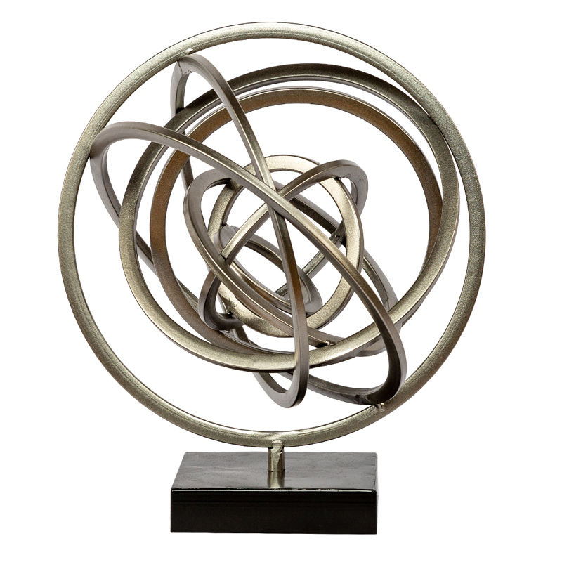 Статуэтка Sphere Sundial ring plexus Черный Серый Статуэтка Sphere Sundial ring plexus Черный Серый в Костроме | Loft Concept