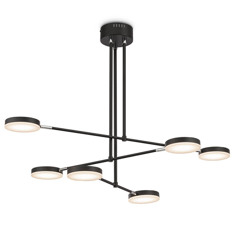 Люстра Maxine Light Chandelier 89 Черный Белый Люстра Maxine Light Chandelier 89 Черный Белый в Костроме | Loft Concept