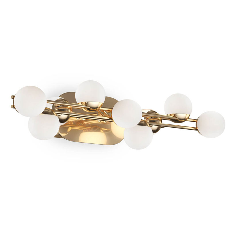Бра Berries Chandelier horizontal Золотой Белый Бра Berries Chandelier horizontal Золотой Белый в Костроме | Loft Concept