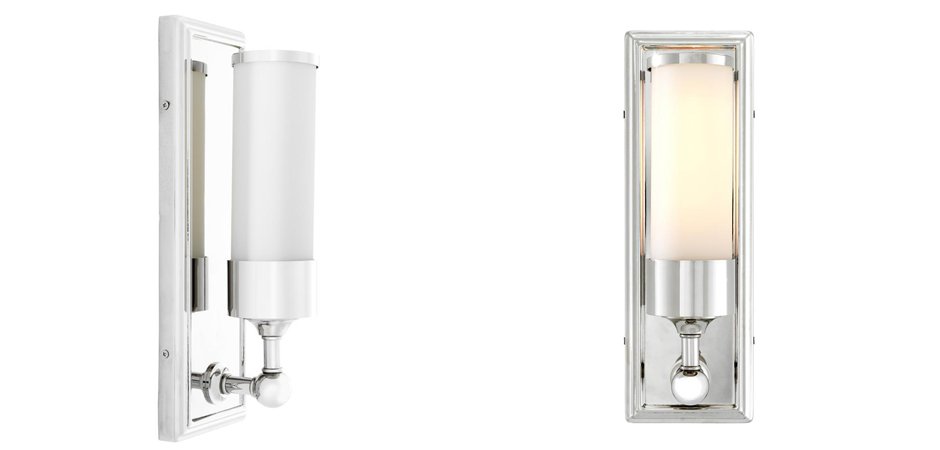 Бра Eichholtz Wall Lamp Valentine Nickel Бра Eichholtz Wall Lamp Valentine Nickel - Loft-Concept в Костроме