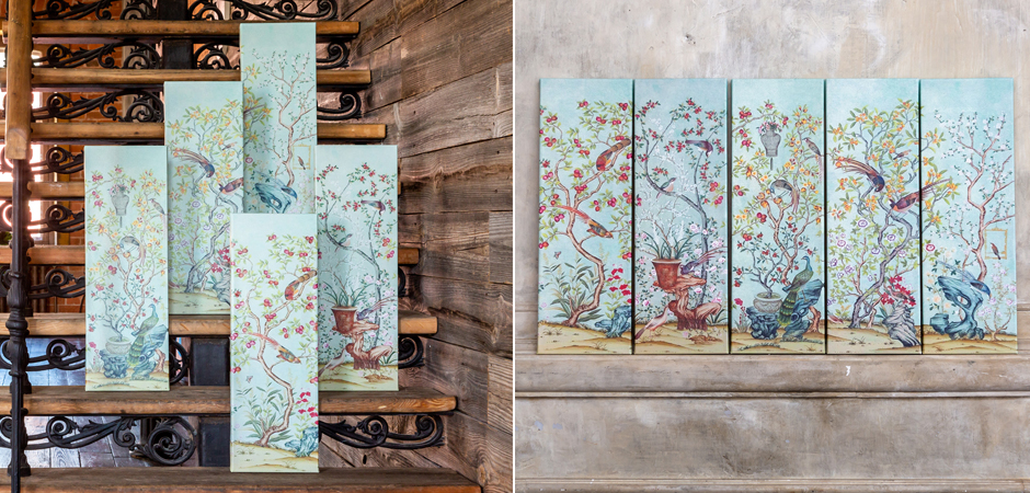 Постер Blue Chinoiserie 2 Постер Blue Chinoiserie 2 - Loft-Concept в Костроме