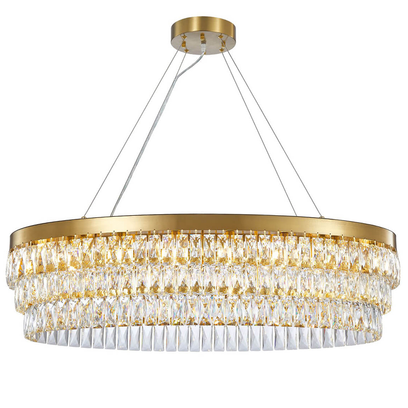 Люстра Melanie Crystal Chandelier Золотой Люстра Melanie Crystal Chandelier Золотой в Костроме | Loft Concept
