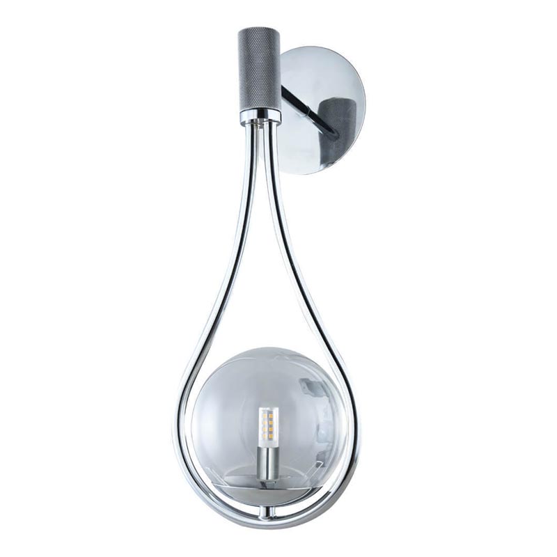 Бра B.LUX C Ball chrome Хром Прозрачный Бра B.LUX C Ball chrome Хром Прозрачный в Костроме | Loft Concept
