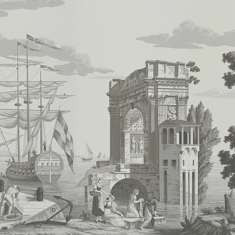 Обои ручная роспись Views of Italy Eau Forte on scenic paper Обои ручная роспись Views of Italy Eau Forte on scenic paper в Костроме | Loft Concept