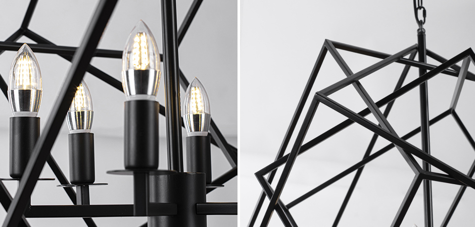 Люстра Cubist Small Chandelier Black Люстра Cubist Small Chandelier Black - Loft-Concept в Костроме