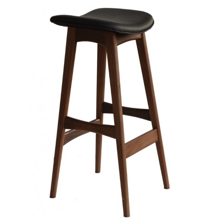 Стул Johannes Andersen Allegra Bar Stool Черный Коричневый Стул Johannes Andersen Allegra Bar Stool Черный Коричневый в Костроме | Loft Concept
