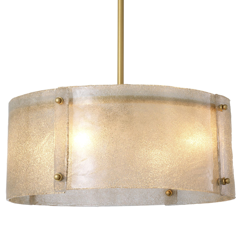Люстра Eichholtz Chandelier Chiara Латунь Античная полированная Стекло Смок Люстра Eichholtz Chandelier Chiara Латунь Античная полированная Стекло Смок в Костроме | Loft Concept