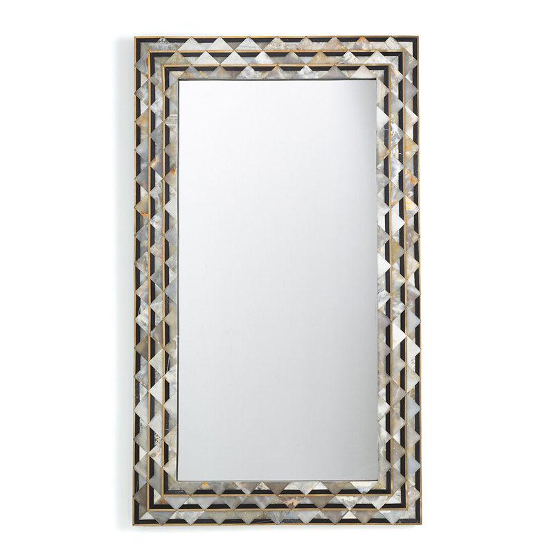 Зеркало Mirror Inlaid Stones Черный Зеркало Mirror Inlaid Stones Черный в Костроме | Loft Concept
