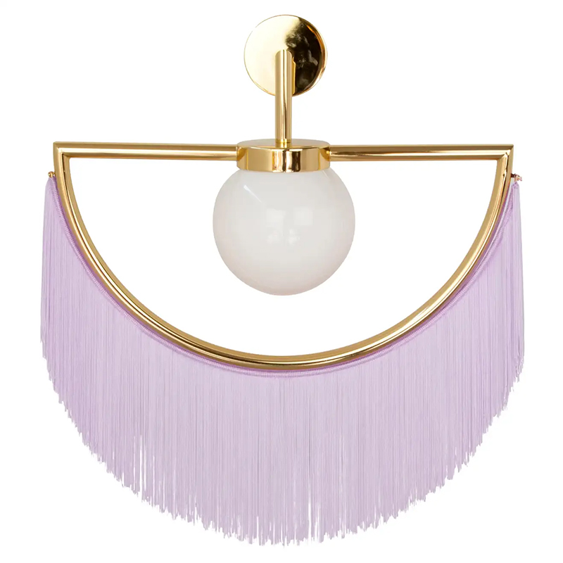 Бра Wink Wall Lamp by Masquespacio for Houtique Lila Золотой Сиреневый Бра Wink Wall Lamp by Masquespacio for Houtique Lila Золотой Сиреневый в Костроме | Loft Concept