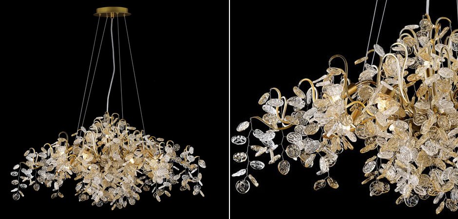 Люстра FAIRYTREE Chandelier Gold 9 Люстра FAIRYTREE Chandelier Gold 9 - Loft-Concept в Костроме