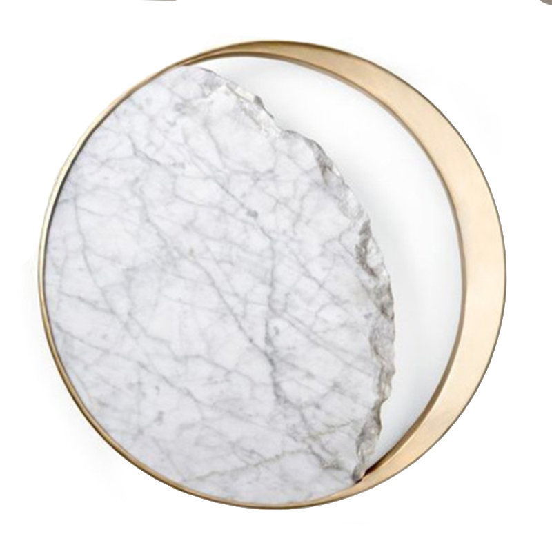 Бра Eclipse WALL LAMP Ginger and Jagger Латунь Белый Мрамор Bianco Бра Eclipse WALL LAMP Ginger and Jagger Латунь Белый Мрамор Bianco в Костроме | Loft Concept