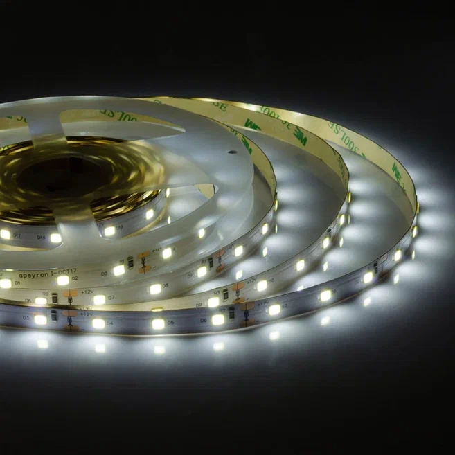 Светодиодная лента 9,6W/m 60LED/m 2835SMD холодный белый Белый Светодиодная лента 9,6W/m 60LED/m 2835SMD холодный белый Белый в Костроме | Loft Concept