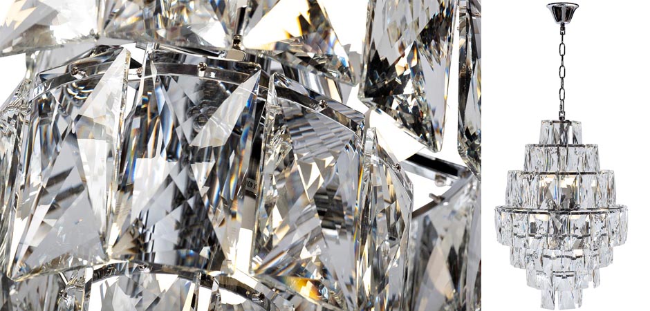 Люстра Tiers Crystal Light Chandelier 16 Люстра Tiers Crystal Light Chandelier 16 - Loft-Concept в Костроме