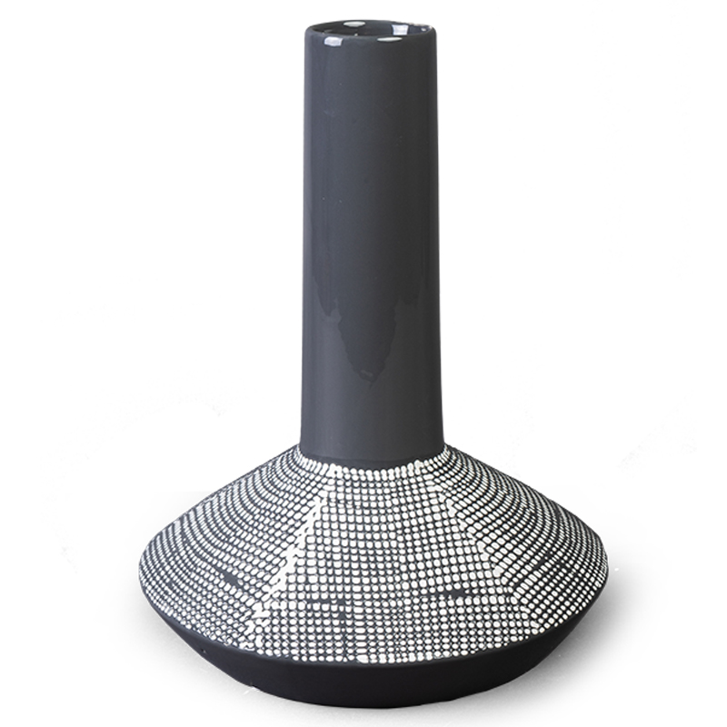 Ваза Liko Vase Черно-белый Ваза Liko Vase Черно-белый в Костроме | Loft Concept