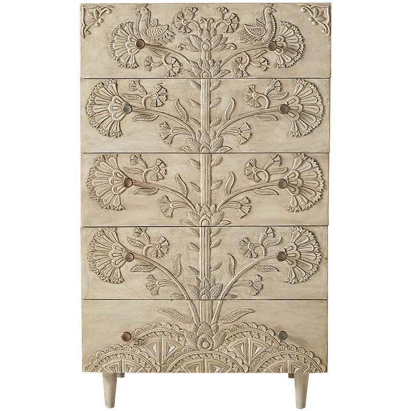 Комод Beale Five-Drawer Dresser Древесина Комод Beale Five-Drawer Dresser Древесина в Костроме | Loft Concept