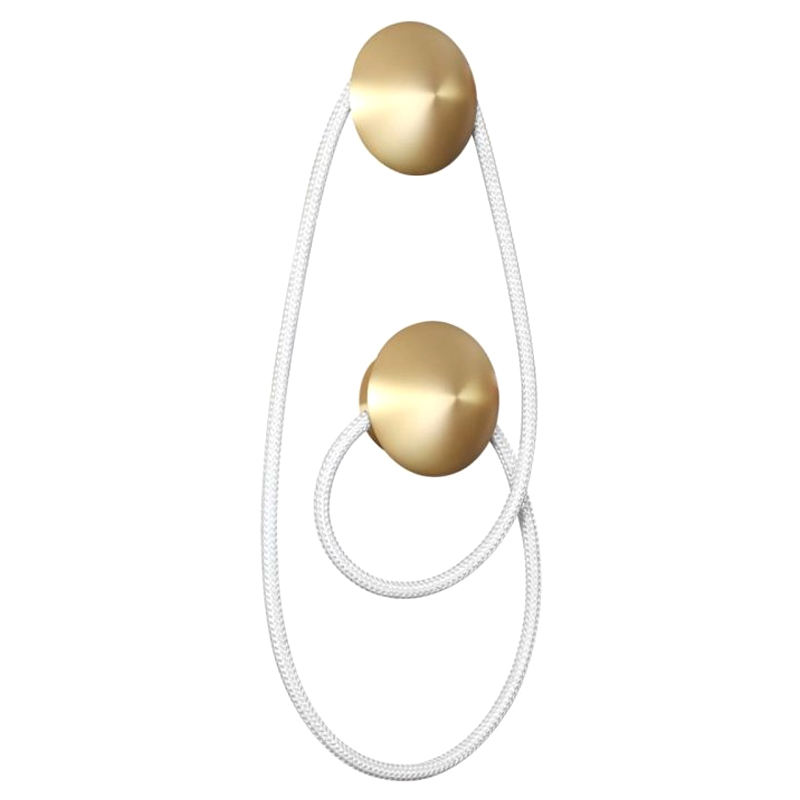 Бра Золотой LUKE LAMPCO TRACER LAMP с двумя крепежными планками Золотой Белый Бра Золотой LUKE LAMPCO TRACER LAMP с двумя крепежными планками Золотой Белый в Костроме | Loft Concept