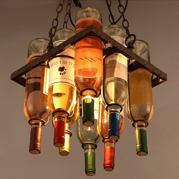 Люстра Bottle Bar Square Коричневый Люстра Bottle Bar Square Коричневый в Костроме | Loft Concept