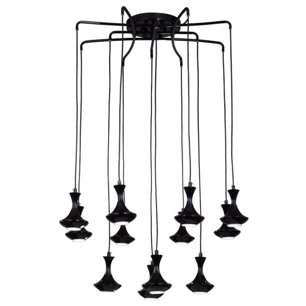 Люстра Tracery Pendant Black Черный Люстра Tracery Pendant Black Черный в Костроме | Loft Concept