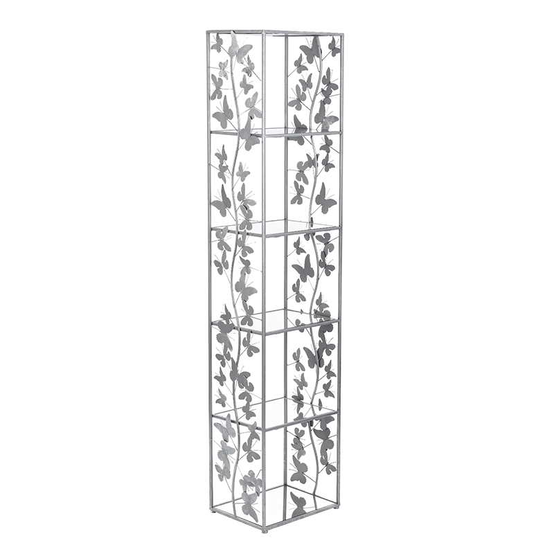 Стеллаж Silver Butterfly Серебряный Стеллаж Silver Butterfly Серебряный в Костроме | Loft Concept
