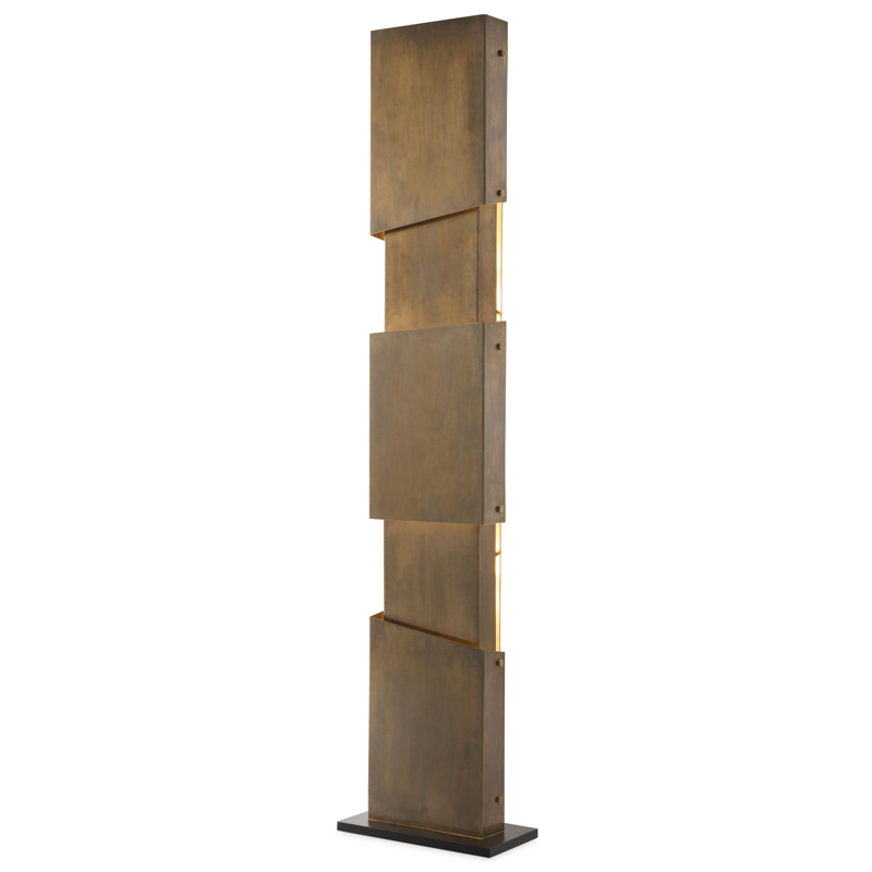 Торшер Eichholtz Floor Lamp Shadow Винтажная латунь Торшер Eichholtz Floor Lamp Shadow Винтажная латунь в Костроме | Loft Concept