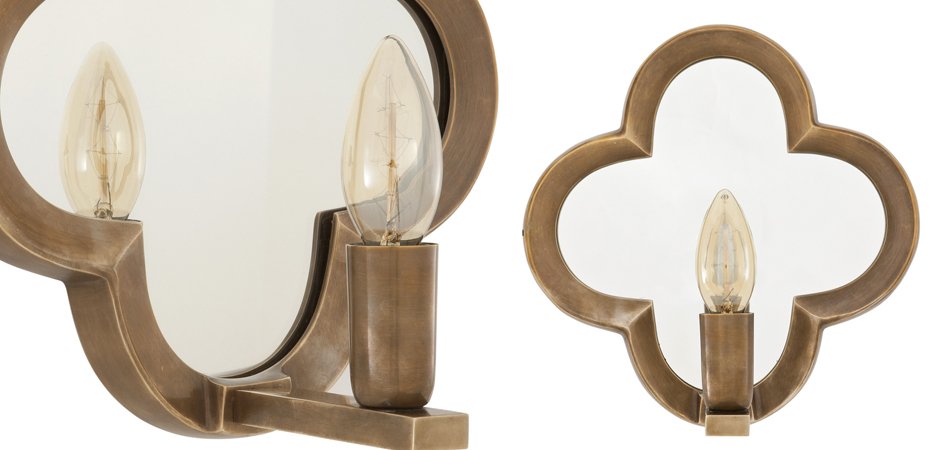 Бра Eichholtz Wall Lamp West Lake Brass - Loft-Concept в Костроме