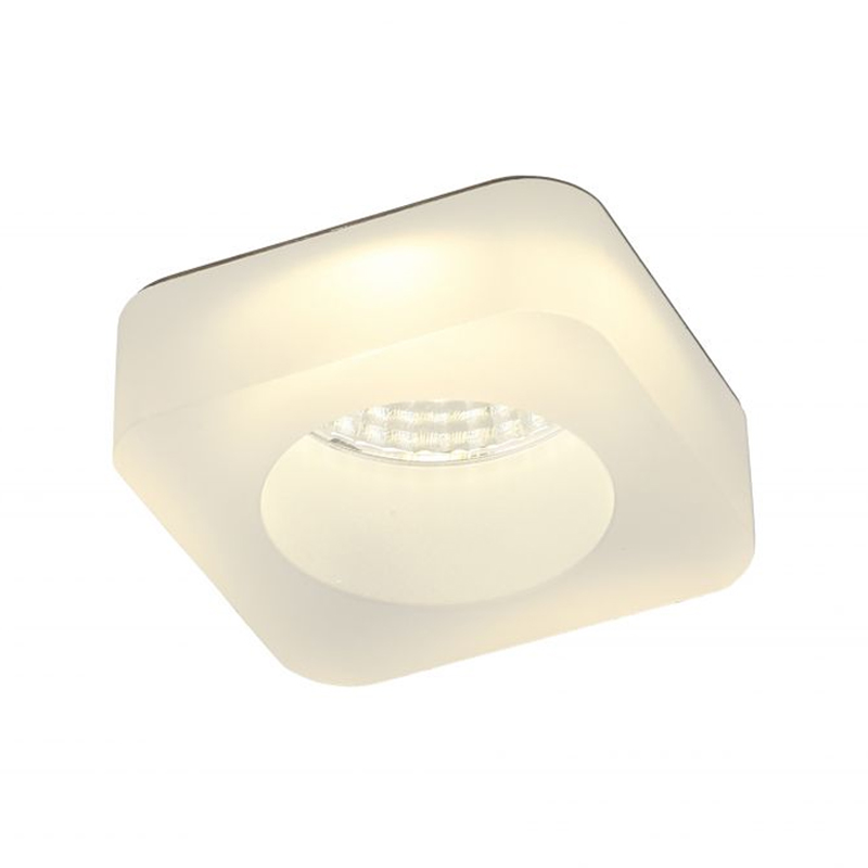 Квадратный светодиодный спот Embedded Light White Белый Квадратный светодиодный спот Embedded Light White Белый в Костроме | Loft Concept