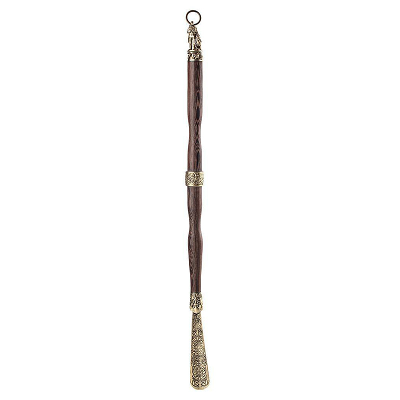Ложка для обуви с декоративными вставками из бронзы Decorative Shoehorns Бронза Коричневый в Костроме | Loft Concept 
