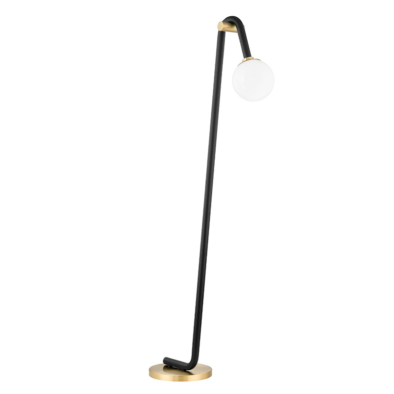 Торшер Paulson floppy floor lamp gold Черный Золотой Торшер Paulson floppy floor lamp gold Черный Золотой в Костроме | Loft Concept