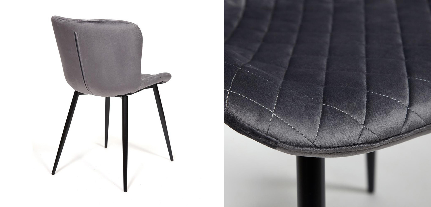 Стул Moritz gray chair - фото
