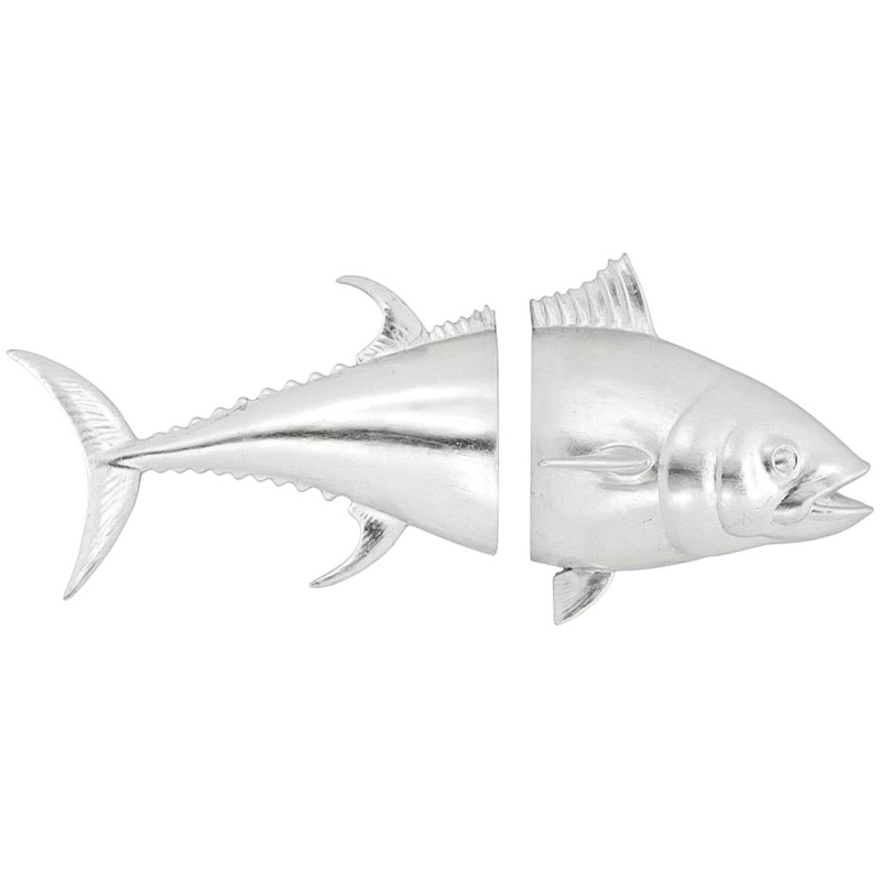 Аксессуар на стену Tuna Bisc. Silverleaf Серебряный Аксессуар на стену Tuna Bisc. Silverleaf Серебряный в Костроме | Loft Concept