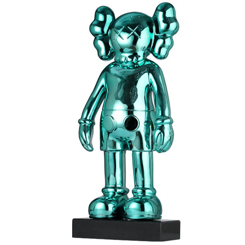 Статуэтка KAWS Turquoise on stand Бирюзовый Статуэтка KAWS Turquoise on stand Бирюзовый в Костроме | Loft Concept