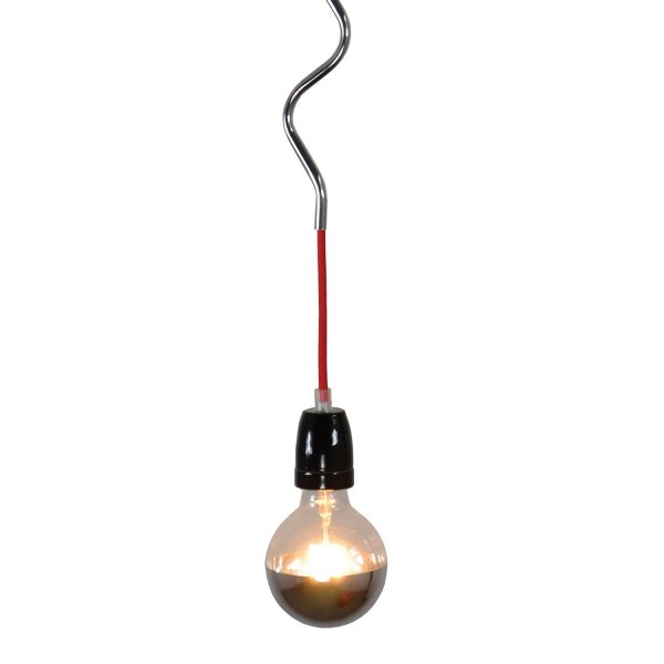 Подвесной светильник Spinner Bulb Black Chrome Черный Подвесной светильник Spinner Bulb Black Chrome Черный в Костроме | Loft Concept