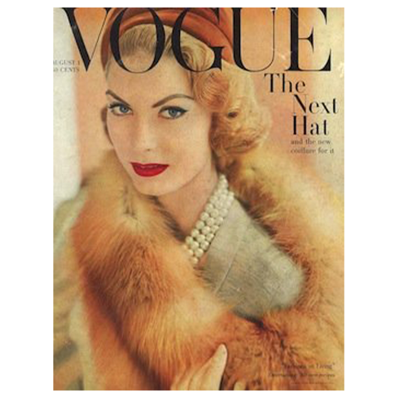 Постер Vogue Cover 1957 August Постер Vogue Cover 1957 August в Костроме | Loft Concept