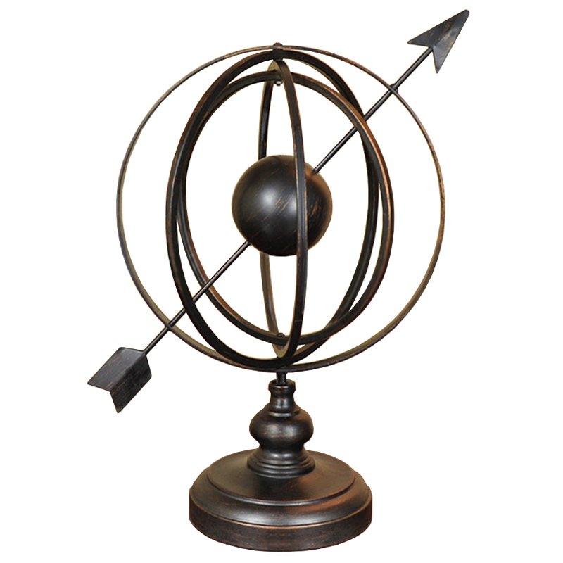 Статуэтка Arrow Sphere Sundial Темная бронза Статуэтка Arrow Sphere Sundial Темная бронза в Костроме | Loft Concept