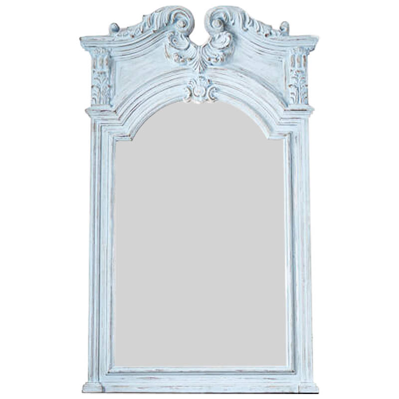 Зеркало Lupescu Mirror Pastel Blue Винтажный голубой Зеркало Lupescu Mirror Pastel Blue Винтажный голубой в Костроме | Loft Concept