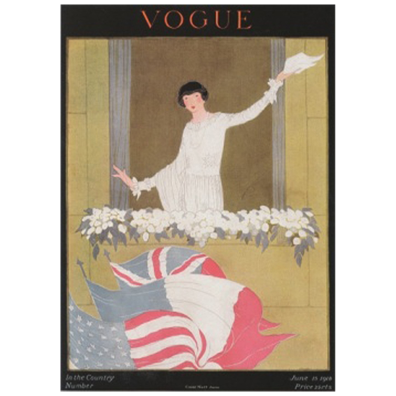 Постер Vogue Cover 1918 June Постер Vogue Cover 1918 June в Костроме | Loft Concept