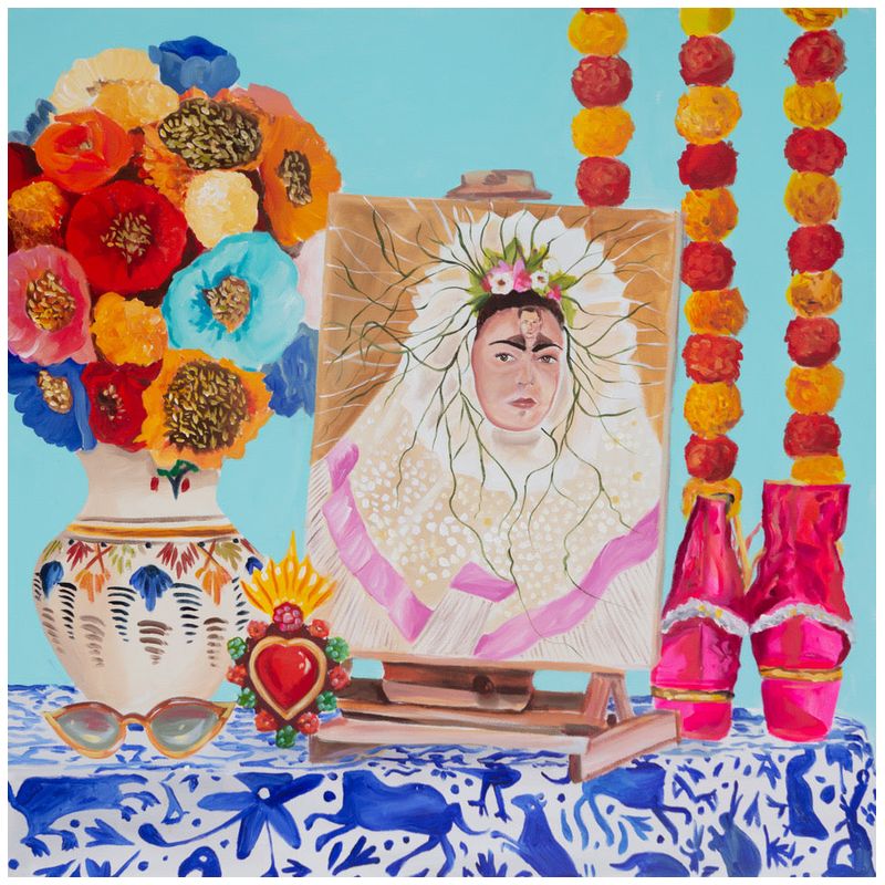 Картина Frida Kahlo - In Her Shoes Мульти Картина Frida Kahlo - In Her Shoes Мульти в Костроме | Loft Concept