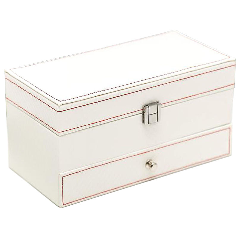 Шкатулка Alva Jewerly Organizer Box Белый Шкатулка Alva Jewerly Organizer Box Белый в Костроме | Loft Concept