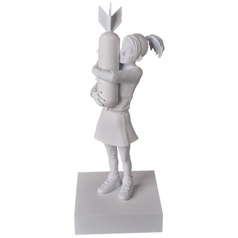 Статуэтка Banksy Bomb Hugger Sculpture White Белый Статуэтка Banksy Bomb Hugger Sculpture White Белый в Костроме | Loft Concept