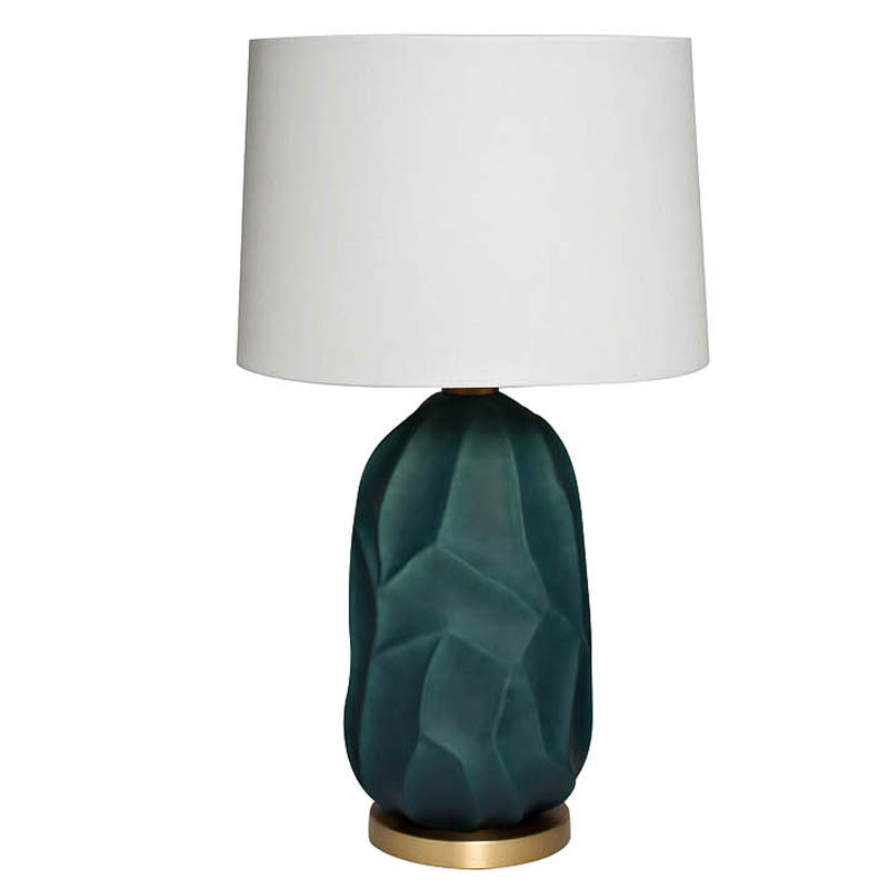 Настольная лампа Birante Table Lamp Малахит Белый Настольная лампа Birante Table Lamp Малахит Белый в Костроме | Loft Concept