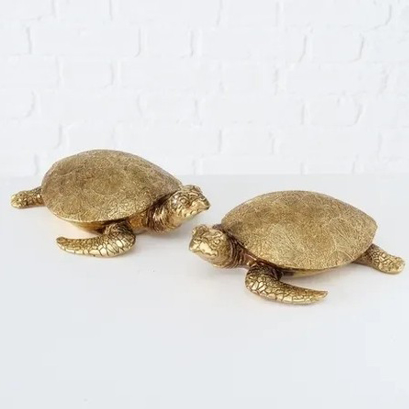 Статуэтка Sea Turtle Золотой Статуэтка Sea Turtle Золотой в Костроме | Loft Concept