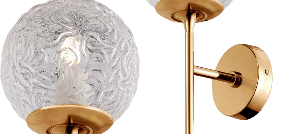 Бра Soranzo Glass Balls Sconces Brass Бра Soranzo Glass Balls Sconces Brass - Loft-Concept в Костроме
