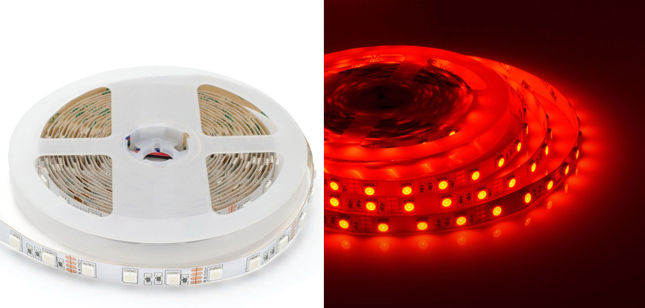 Светодиодная лента 14,4W/m 60LED/m 5050SMD разноцветная 5M Светодиодная лента 14,4W/m 60LED/m 5050SMD разноцветная 5M - Loft-Concept в Костроме