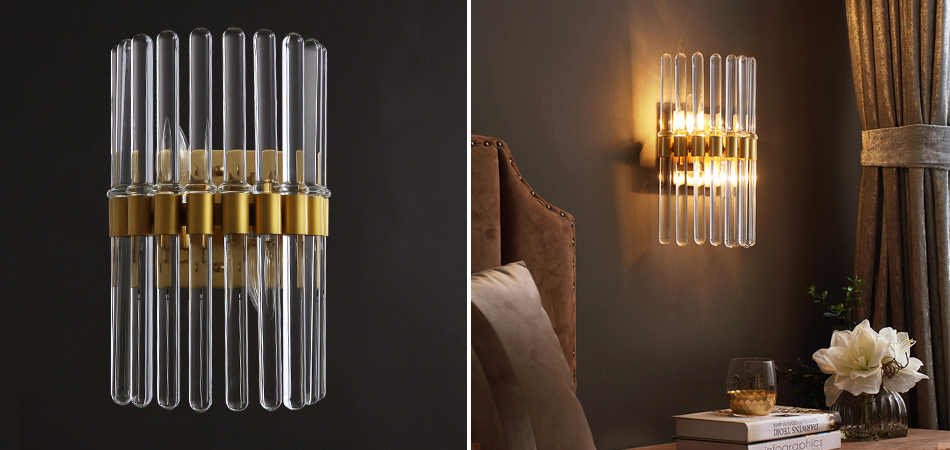 Бра Glass Tubes Sconces Бра Glass Tubes Sconces - Loft-Concept в Костроме