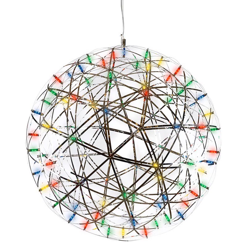 Люстра Moooi 3D Sphere Colored lamp L Хром Мульти Люстра Moooi 3D Sphere Colored lamp L Хром Мульти в Костроме | Loft Concept