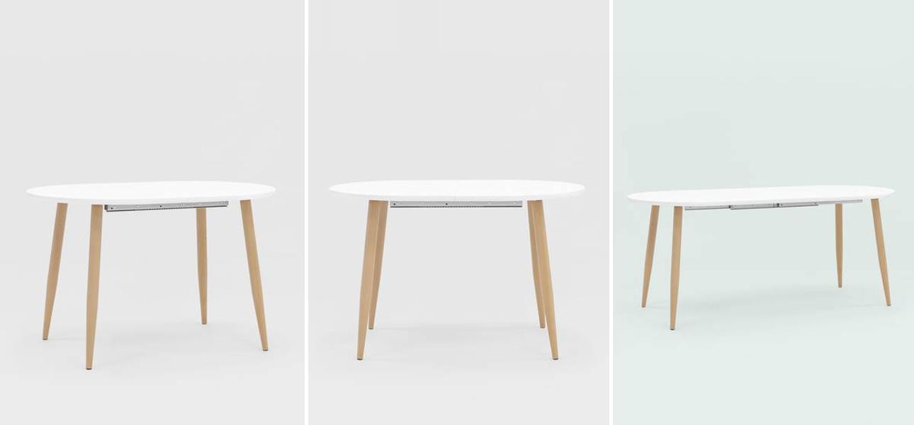 Стол обеденный Hoffman Collection круглый раскладной - фото