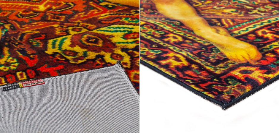 Ковер Seletti Rectangular Rug Lady on Carpet Ковер Seletti Rectangular Rug Lady on Carpet - Loft-Concept в Костроме