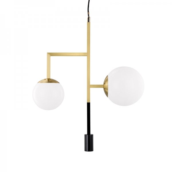 Подвесной светильник Orsjo Decostick Pendant Light Черный Белый Латунь Подвесной светильник Orsjo Decostick Pendant Light Черный Белый Латунь в Костроме | Loft Concept