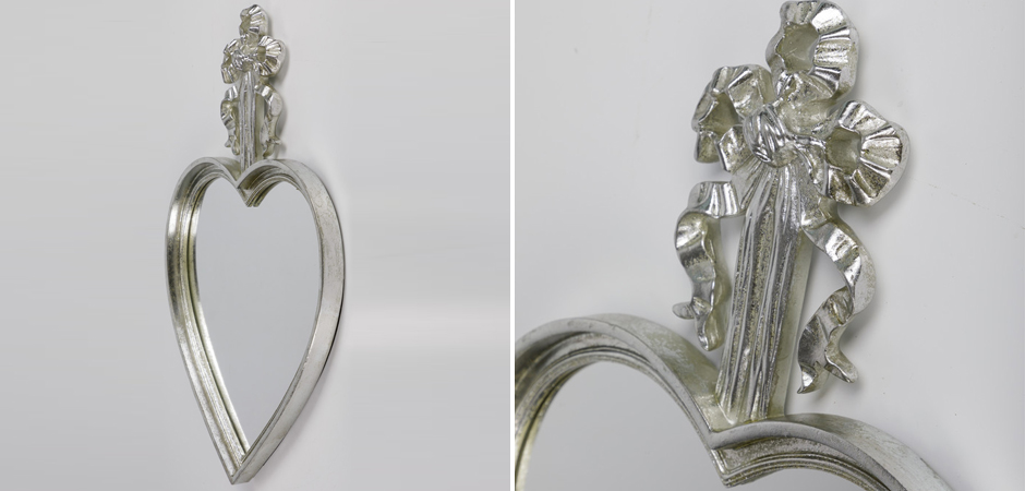 Зеркало Mirror Heart Серебристое Зеркало Mirror Heart Серебристое - Loft-Concept в Костроме