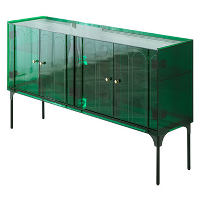 Зеленый комод из акрила Green Acrylic Furniture Chest of Drawers Зеленый Зеленый комод из акрила Green Acrylic Furniture Chest of Drawers Зеленый в Костроме | Loft Concept